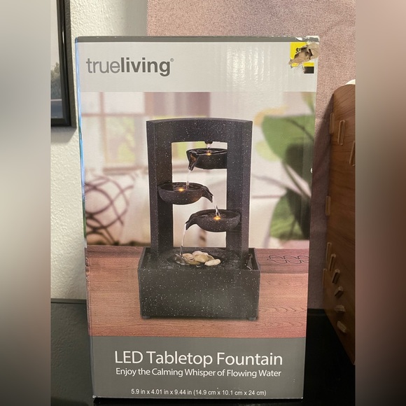 TrueLiving Other Never Opened Trueliving Led Tabletop Fountain